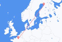 Flyreiser fra Paris, til Uleåborg