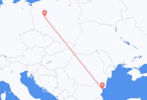 Flyreiser fra Varna, Bulgaria til Poznań, Polen