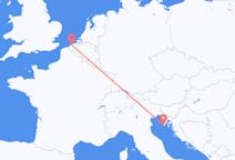 Flights from Pula, Croatia to Ostend, Belgium
