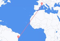 Flyrejser fra Salvador, Brasilien til Marseille, Frankrig