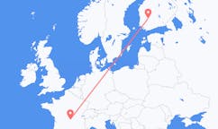 Flights from Tampere, Finland to Clermont-Ferrand, France