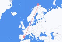 Flights from Lakselv, Norway to Alicante, Spain