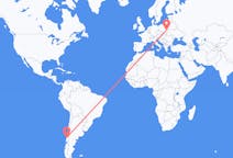 Flyrejser fra Valdivia, Chile til Lublin, Polen