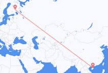 Flyreiser fra Haikou, Kina til Joensuu, Finland