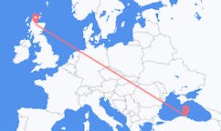 Flyreiser fra Sinop, Tyrkia, til Inverness