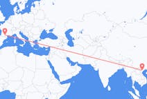 Flyrejser fra Hanoi, Vietnam til Toulouse, Frankrig