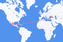 Flyreiser fra Ixtapa, Mexico til Antalya, Tyrkia