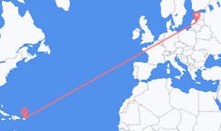 Flyreiser fra San Juan, til Riga