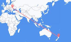 뉴질랜드 와카타네에서 출발해 루마니아 수체아바에게(으)로 가는 항공편
