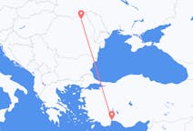 Flights from Antalya, Turkey to Suceava, Romania