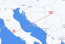 Vols de Belgrade, Serbie pour Rome, Italie