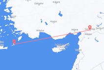 出发地 土耳其出发地 加濟安泰普目的地 希腊卡尔帕索斯的航班