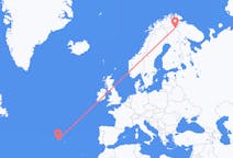 Flights from Horta, Azores, Portugal to Ivalo, Finland