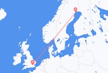 Flyreiser fra London, England til Lulea, Sverige