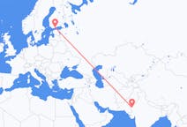 Flyreiser fra Jaisalmer, India til Helsingfors, Finland