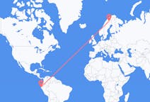 Flights from Talara, Peru to Kiruna, Sweden