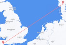 Flights from Exeter, England to Billund, Denmark