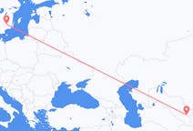 Loty z Samarkanda, Uzbekistan z Växjö, Szwecja