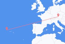 Flights from Flores Island, Portugal to Salzburg, Austria