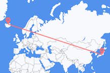 Flyreiser fra Shizuoka, Japan til Akureyri, Island