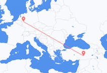 Flyrejser fra Malatya, Tyrkiet til Köln, Tyskland