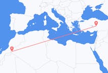 Flyreiser fra Tindouf, Algerie til Kayseri, Tyrkia