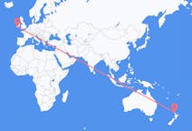 Flyreiser fra Whangarei, New Zealand til Kork, Irland