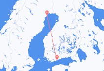 スウェーデンのから ルレオ、フィンランドのへ ヘルシンキフライト