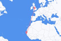 Flyrejser fra Dakar, Senegal til Bristol, England