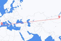 Flights from Ulaanbaatar to Ibiza