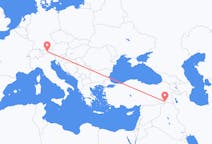 Fly fra Innsbruck til Şırnak (Şırnak Provins)