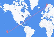 Flights from Tahiti, French Polynesia to Bodø, Norway