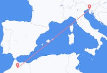 Flyreiser fra Fes, Marokko til Trieste, Italia