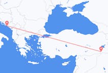 Fly fra Dubrovnik til Şırnak