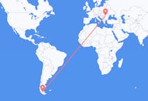 Flyrejser fra Punta Arenas, Chile til Sibiu, Rumænien