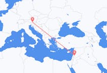 Flights from Damascus to Klagenfurt