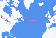Flug frá Winnipeg, Kanada til Tórínó, Ítalíu