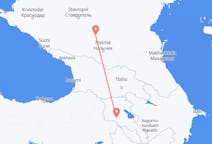 Flyg från Jerevan, Armenien till Mineralnye Vody, Ryssland