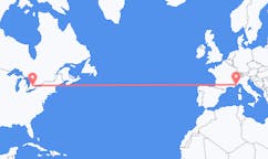出发地 加拿大出发地 滑鐵盧目的地 摩纳哥摩纳哥的航班