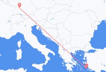Flyrejser fra Leros, Grækenland til Stuttgart, Tyskland