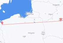 Flyg från Szczecin, Polen till Minsk, Vitryssland