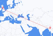 Flights from Heho, Myanmar (Burma) to Liverpool, England