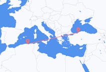Loty z Béjaïa, Algieria do Zonguldaka, Turcja