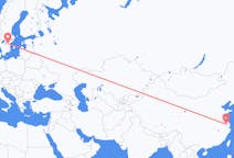 Flyrejser fra Changzhou, Kina til Linköping, Sverige