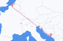 Vluchten van Rijsel naar Dubrovnik