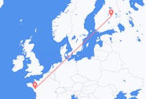 Flyreiser fra Nantes, til Kuopio