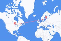 Flyreiser fra Ironwood, USA til Tallinn, Estland