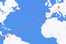 Flyrejser fra Bogotá til Salzburg