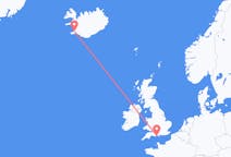 Loty z Bournemouth, Anglia z Reykjavík, Islandia