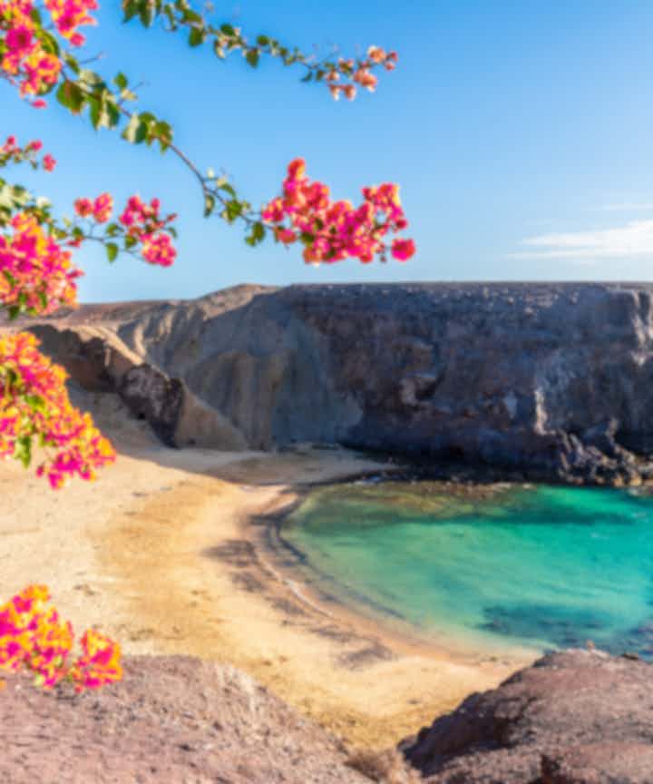 Flights from Marseille, France to Lanzarote, Spain